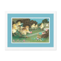 Easter Egg Bowling Postcards