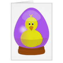 Easter Egg Chick Cards