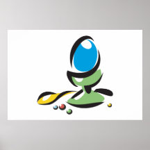 Easter Egg Colouring Print