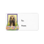 Easter Egg Cookies - Afghan Address Label