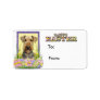 Easter Egg Cookies - Airedale Address Labels