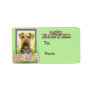 Easter Egg Cookies - Airedale Personalized Address Label