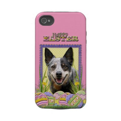 Easter Egg Cookies - Australian Cattle Dog Tough Iphone 4 Covers by FrankzPawPrintz