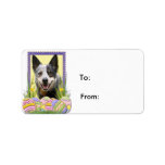 Easter Egg Cookies - Australian Cattle Dog Personalized Address Labels