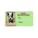 Easter Egg Cookies - Australian Cattle Dog Personalized Address Labels