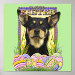 Easter Egg Cookies - Australian Kelpie Posters