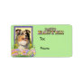 Easter Egg Cookies - Australian Shepherd Address Label