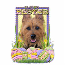 Easter Egg Cookies - Australian Terrier Photo Cut Outs