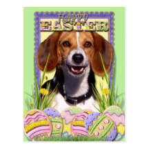 Easter Egg Cookies - Beagle Postcards