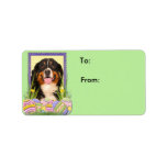 Easter Egg Cookies - Bernese Mountain Dog Address Labels