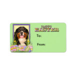 Easter Egg Cookies - Bernese Mountain Dog Personalized Address Labels