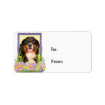 Easter Egg Cookies - Bernese Mountain Dog Personalized Address Labels