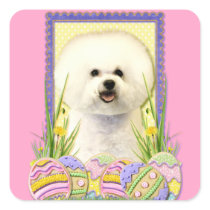 Easter Egg Cookies - Bichon Frise Stickers