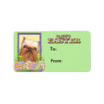 Easter Egg Cookies - Brussels Griffon Address Labels