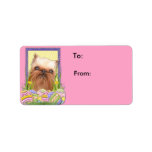 Easter Egg Cookies - Brussels Griffon Personalized Address Labels