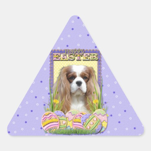 Easter Egg Cookies - Cavalier - Blenheim Sticker