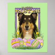 Easter Egg Cookies - Collie Print