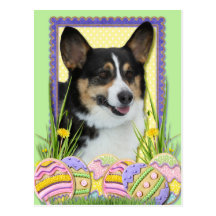 Easter Egg Cookies - Corgi Post Cards