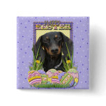 Easter Egg Cookies - Dachshund Pinback Button
