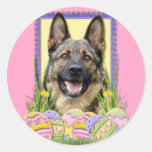 Easter Egg Cookies - German Shepherd Sticker
