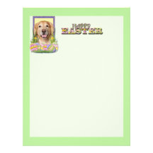 Easter Egg Cookies - Golden Retriever - Corona Letterhead Design