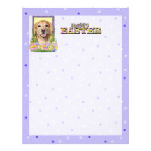 Easter Egg Cookies - Golden Retriever - Corona Letterhead Design