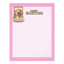 Easter Egg Cookies - Golden Retriever - Corona Customized Letterhead