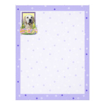 Easter Egg Cookies - Golden Retriever - Tebow Letterhead Design
