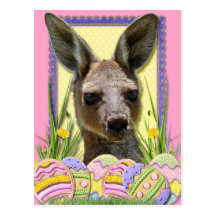 Easter Egg Cookies - Kangaroo Postcard