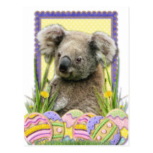 Easter Egg Cookies - Koala Post Cards