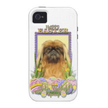 Easter Egg Cookies - Pekingese - Pebbles iPhone 4 Cover
