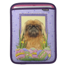 Easter Egg Cookies - Pekingese - Pebbles Sleeve For iPads