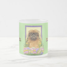Easter Egg Cookies - Pekingese - Pebbles Mug