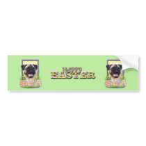 Easter Egg Cookies - Pug Bumper Sticker