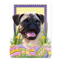 Easter Egg Cookies - Pug Post Cards