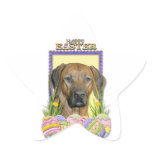 Easter Egg Cookies - Rhodesian Ridgeback Star Sticker