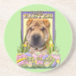 Easter Egg Cookies - Shar Pei Coasters