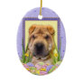 Easter Egg Cookies - Shar Pei Christmas Ornaments