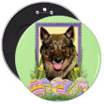 Easter Egg Cookies - Vallhund Pinback Button