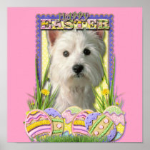 Easter Egg Cookies - West Highland Terrier Posters
