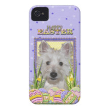 Easter Egg Cookies - West Highland Terrier - Tank iPhone 4 Case-Mate Cases