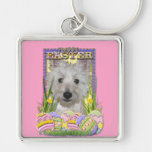 Easter Egg Cookies - West Highland Terrier - Tank Key Chain