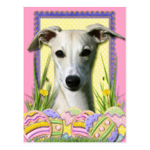 Easter Egg Cookies - Whippet Postcard