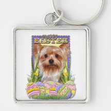Easter Egg Cookies - Yorkshire Terrier Key Chains