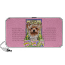 Easter Egg Cookies - Yorkshire Terrier PC Speakers