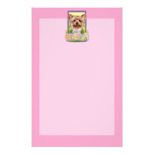 Easter Egg Cookies - Yorkshire Terrier Stationery