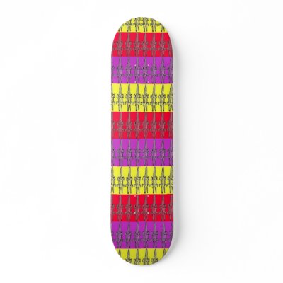 Easter Egg CROC Skateboard by holycrocodile