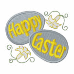 Easter Egg Embroidered Hooded Sweatshirt