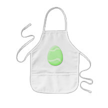 Easter Egg (Green) Kids Apron