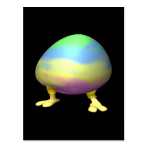 Easter Egg Hatchling Post Card